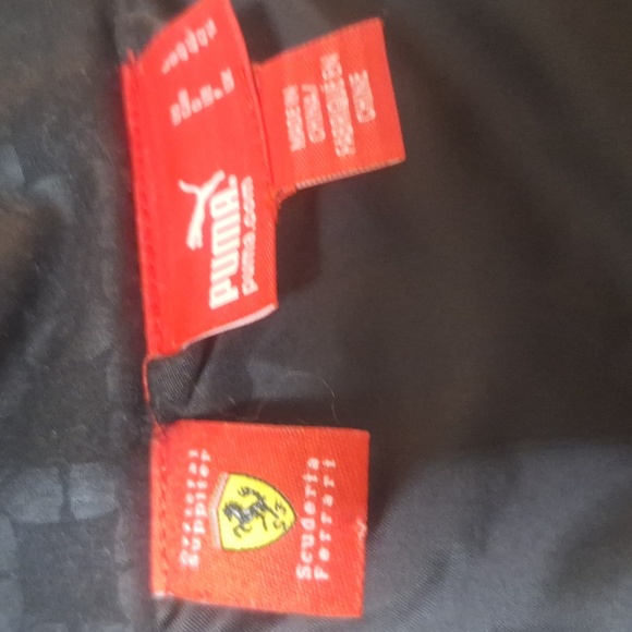 Ferrari x Puma Scuderia Waist Belted Button Jacket SZ L - Picture 9 of 12